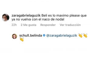 mamá de Belinda, Christian Nodal