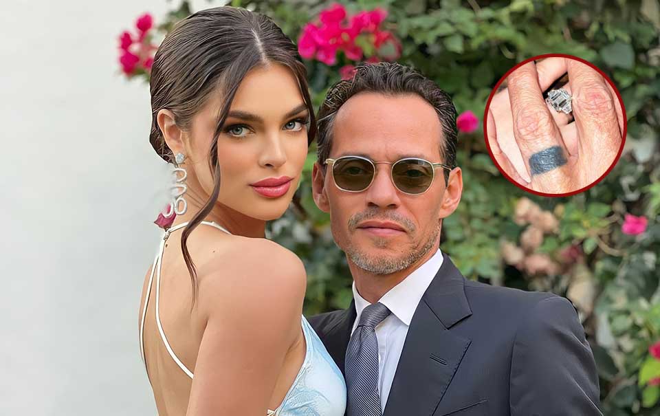 Marc Anthony se compromete con Nadia Ferreira