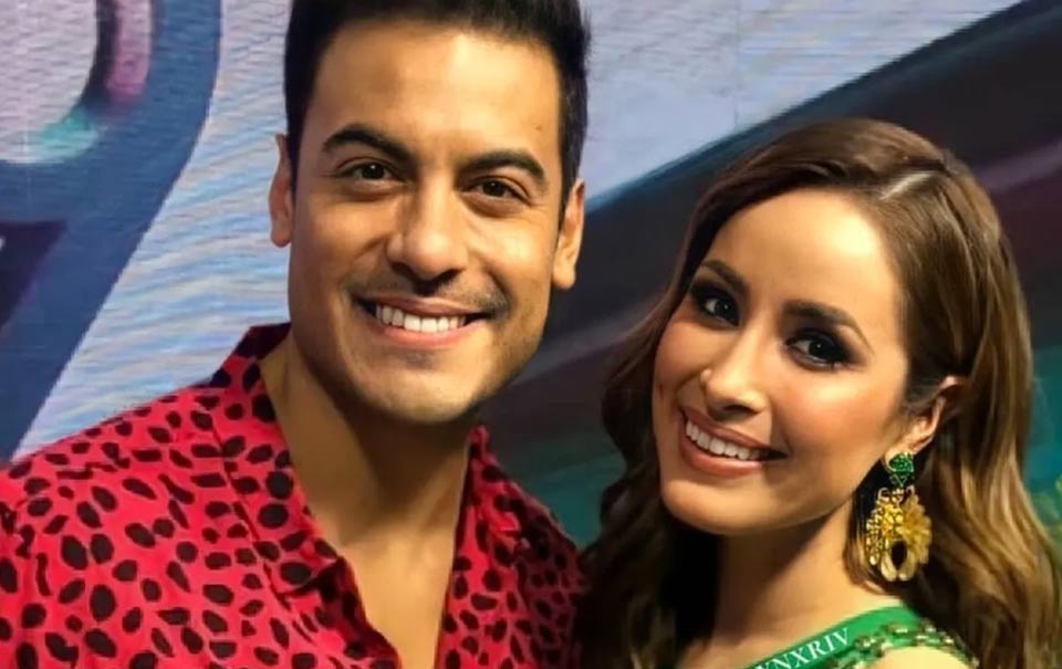 Cynthia Rodríguez y Carlos Rivera visitan al Papa; presumen anillos de boda