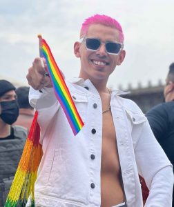 Jhonny Caz, rey, marcha orgullo, LGBTT+