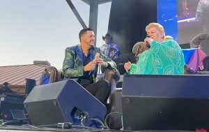 Paquita la del Barrio y Luis Angel El Flaco cantan juntos en California 