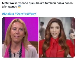Shakira, habla, alienígena