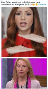 Shakira, meme, Mafe Walker, alienígena