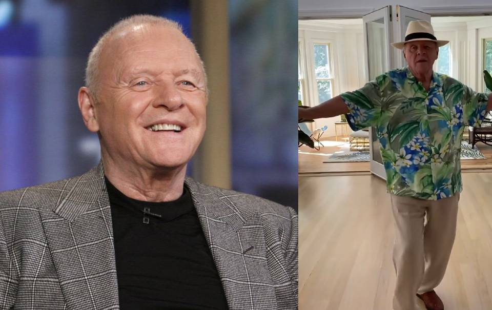 Anthony Hopkins causa se sensación en redes bailando cumbia