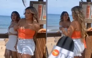 Chiquis Rivera ignora a reportera en Mazatlán