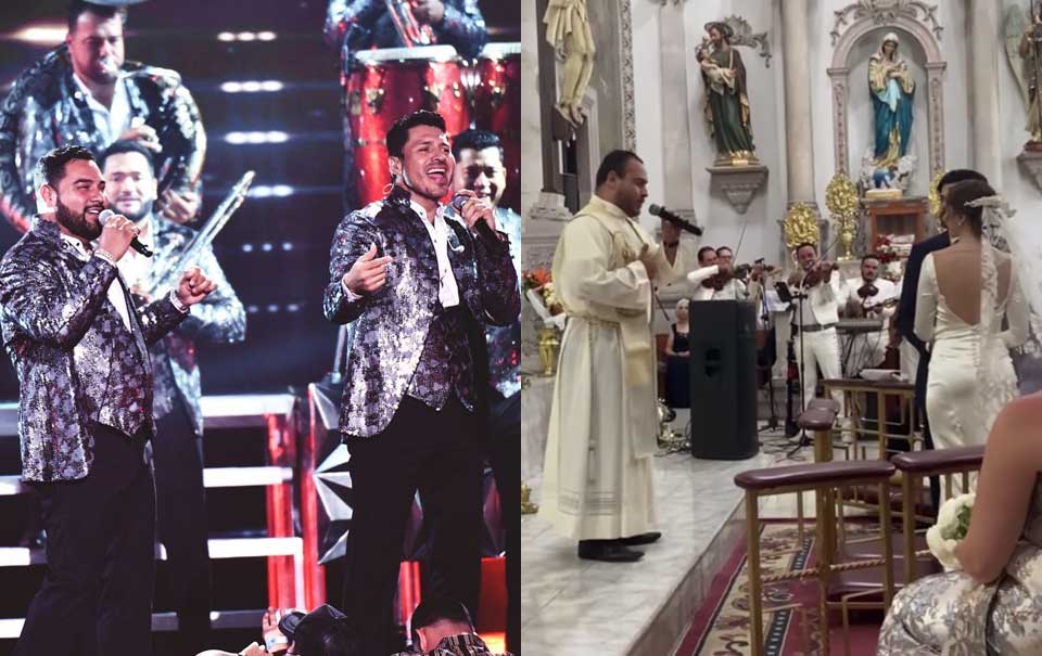 Sacerdote causa sensación por cantar temas de Banda MS