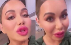 Chiquis Rivera se tatúa la boca y algo le sale mal; así luce 1