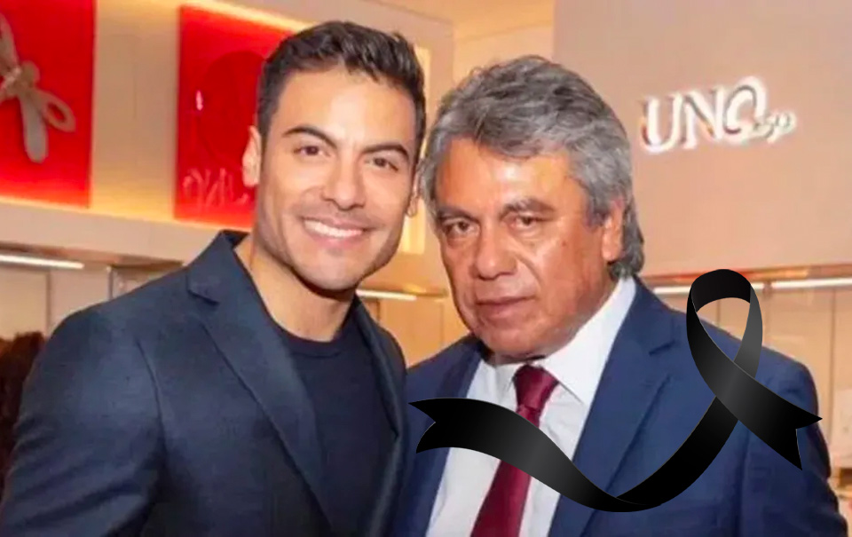 Carlos Rivera y su papa