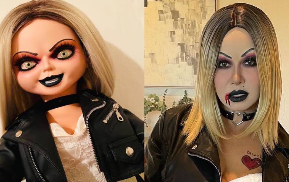 Chiquis Rivera se viste como “La Novia de Chucky” y aseguran que son igualitas