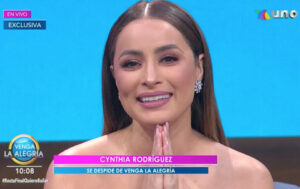 Cynthia Rodríguez, deja, Venga La Alegría