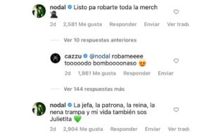 Cazzu, Christian Nodal