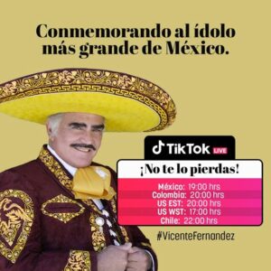 Vicente Fernández, año fallecido, muerte