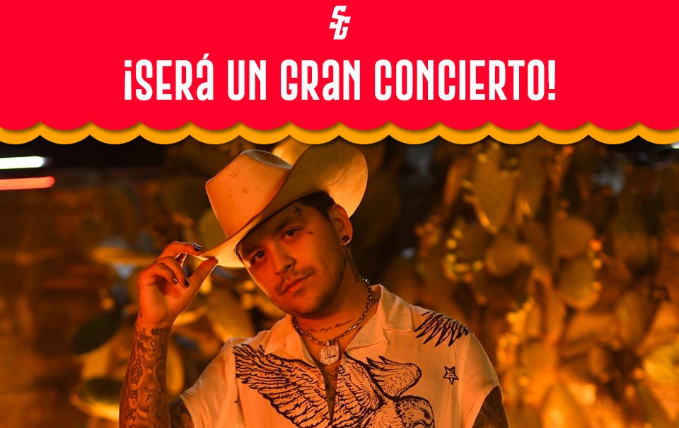 Christian Nodal al Zócalo de la CDMX