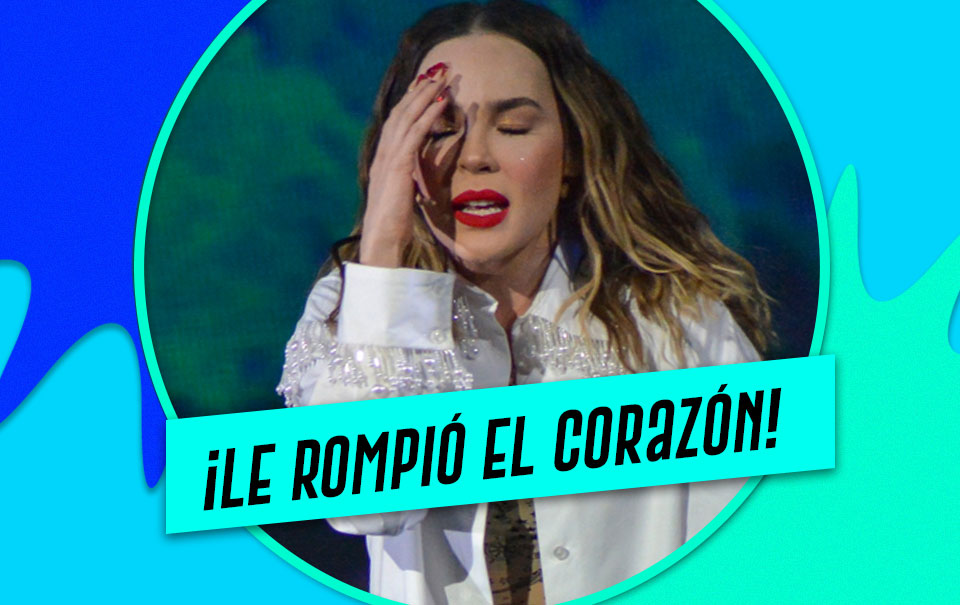 Galán rechazó a Belinda frente a miles de personas