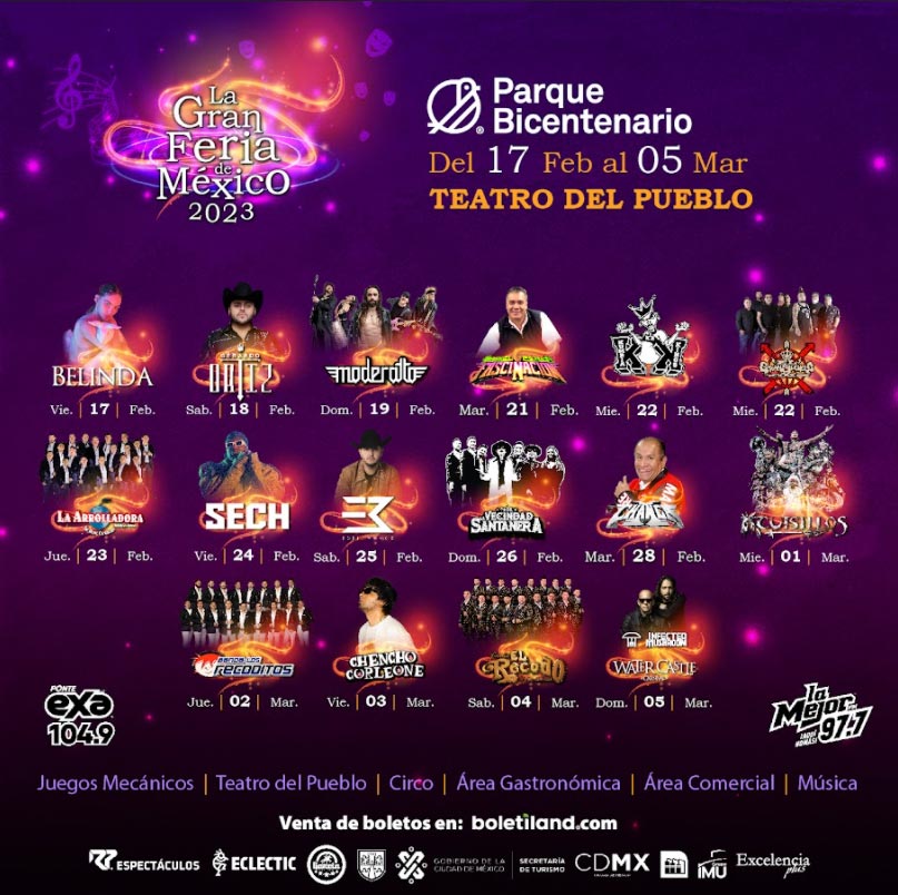 Gran Feria de México 2023, cartel