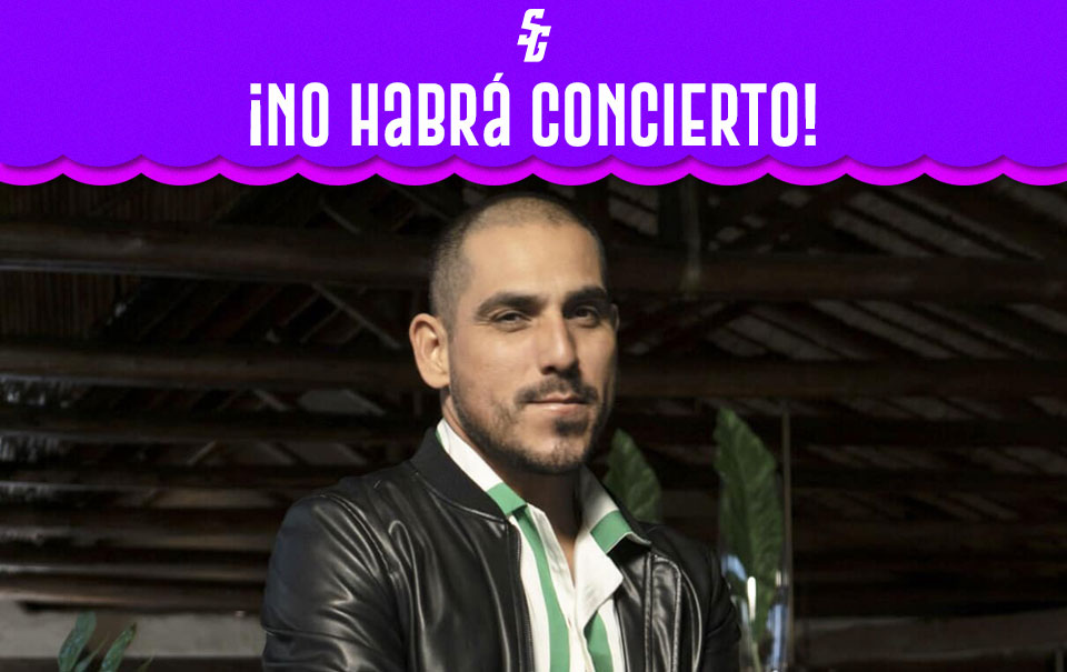 Espinoza Paz suspende concierto en la Arena Ciudad de México