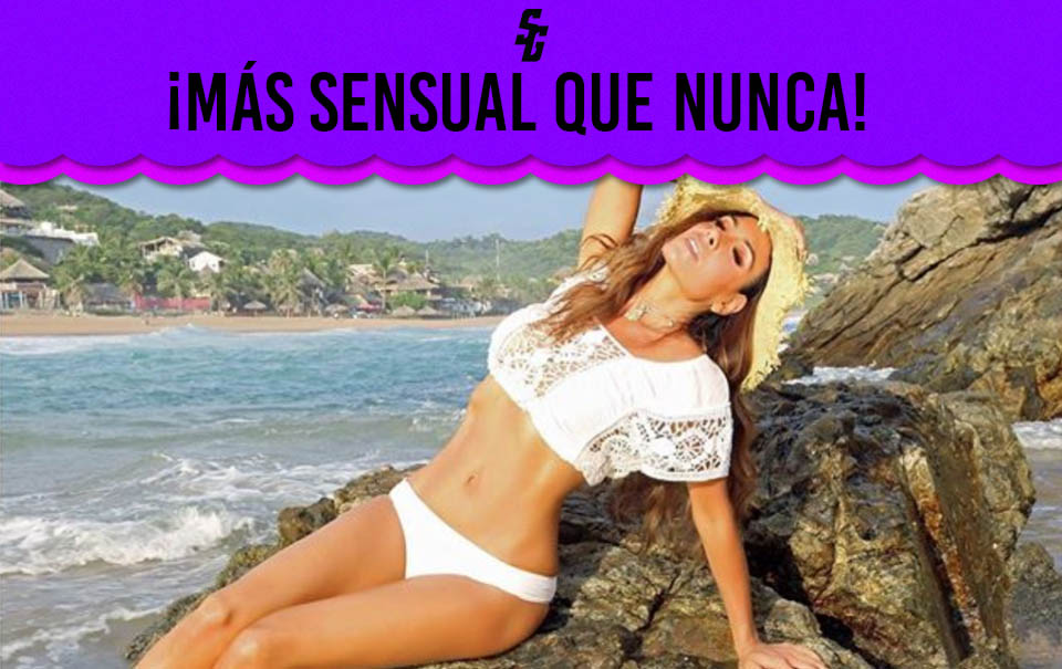 La transformación del cuerpo de Patricia Manterola en 5 bikinis