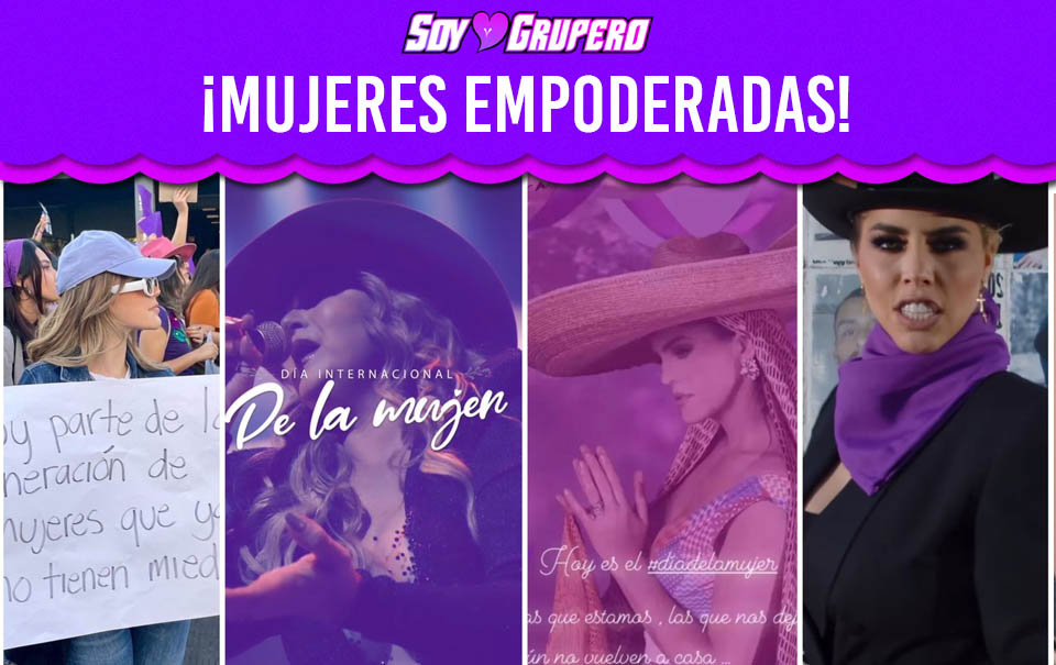 Famosas del regional mexicano alzan las voz por las mujeres