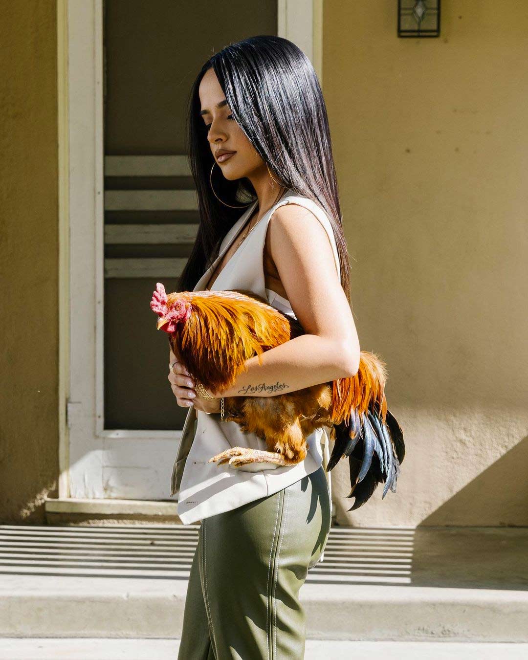 Becky G, corridos tumbados, gallo