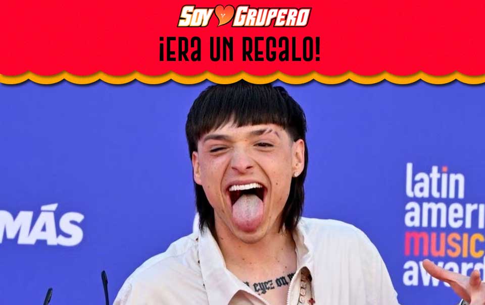 Peso Pluma responde si es que le robaron su lujosa cadena