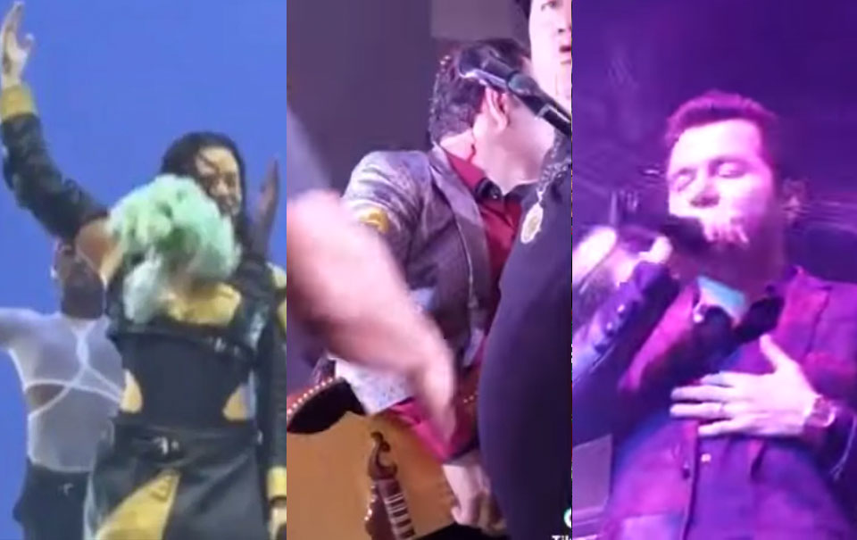 13 Cantantes golpeados por fans con objetos en pleno concierto