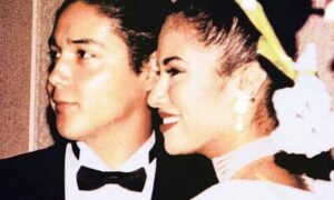 Selena y Chris Perez