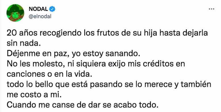 mensaje nodal belinda schull