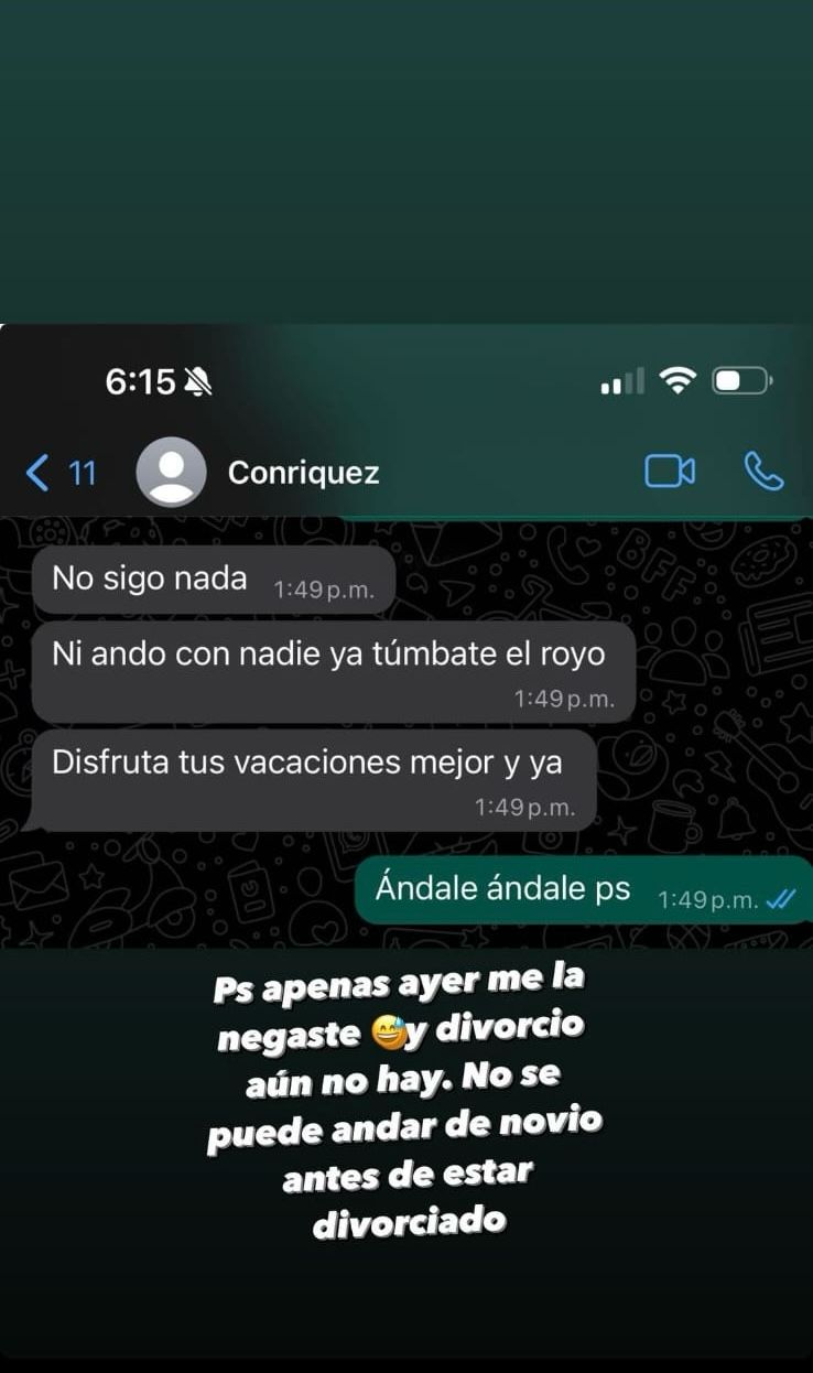 Luis Conriquez niega tener una novia