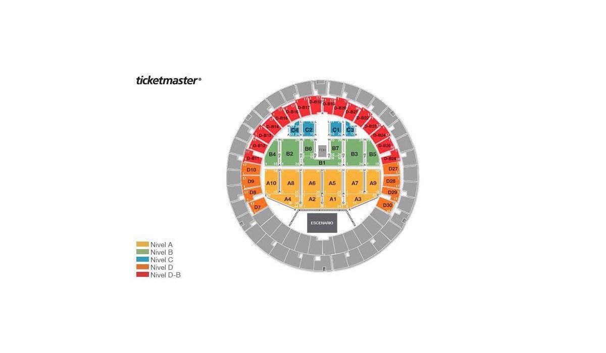 mapa del palacio de los deportes