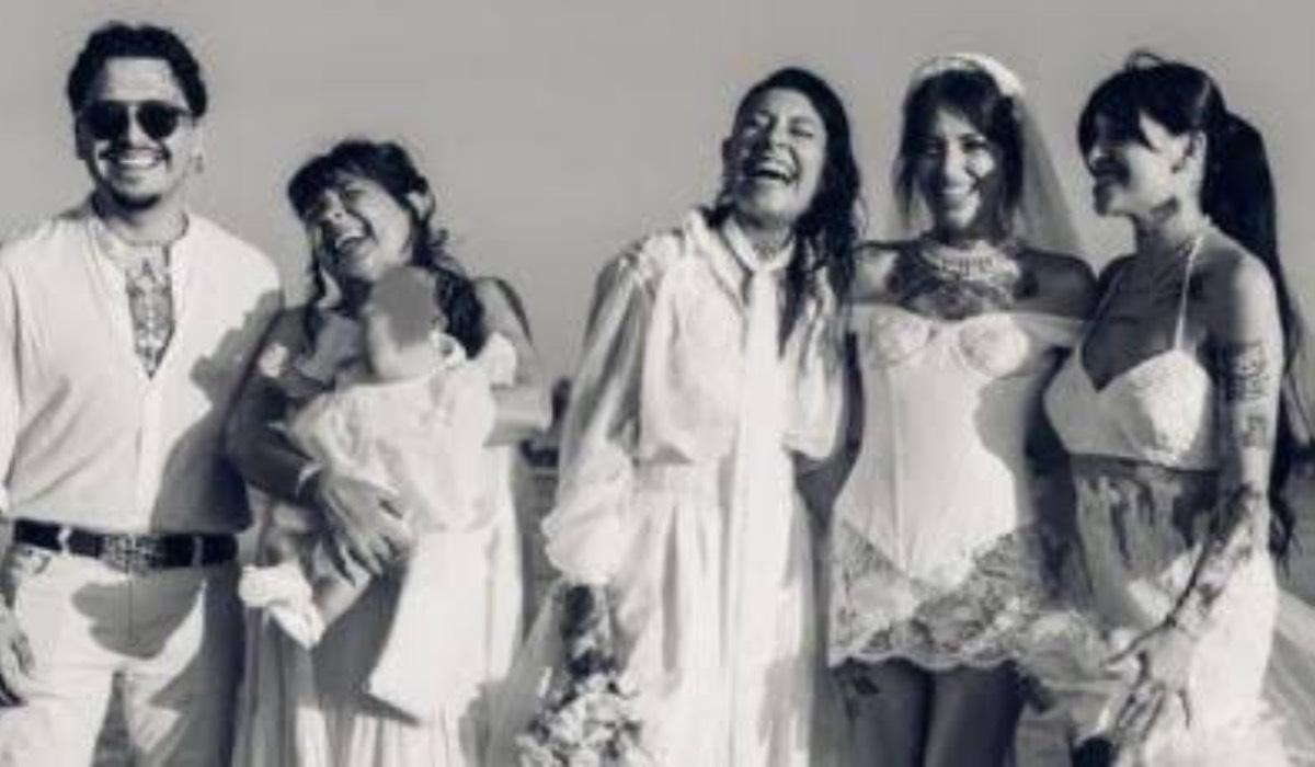 Florencia Cazzuchelli contrajo matrimonio el 11 de febrero. Foto: especial 