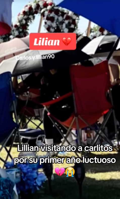 Liliana también acudió a visitarlo. Foto: Captura de pantalla