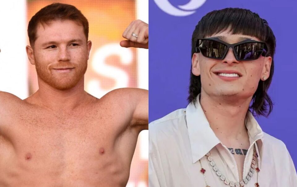 ¿Peso Pluma cantará el Himno Nacional en pelea del Canelo?