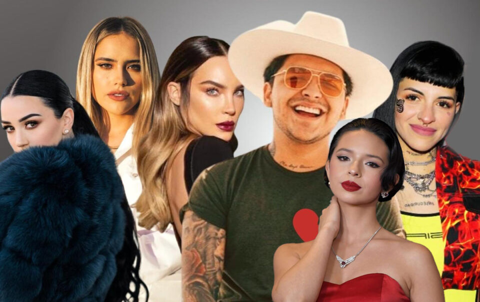 Ángela Aguilar tiene foto con todas las novias de Nodal