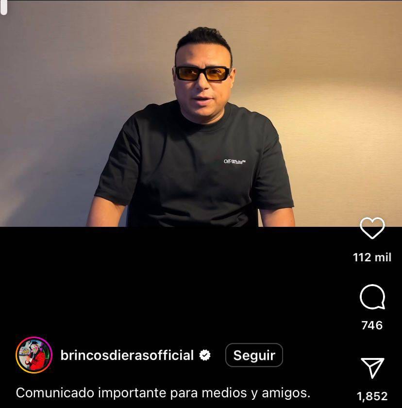 brincos dieras habla accidente 
