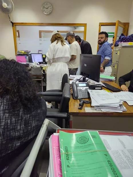 Cuando acudieron al juzgado en marzo de 2023. Foto: El Universal