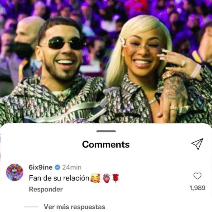 Anuel y Yailin también tienen meme. Foto: especial 