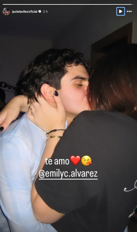 Se muestran muy enamorados. Foto: Jaziel Aviléz
