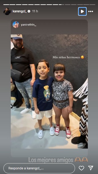 Luis R Conriquez con su ex familia. Foto: IG Karengcl