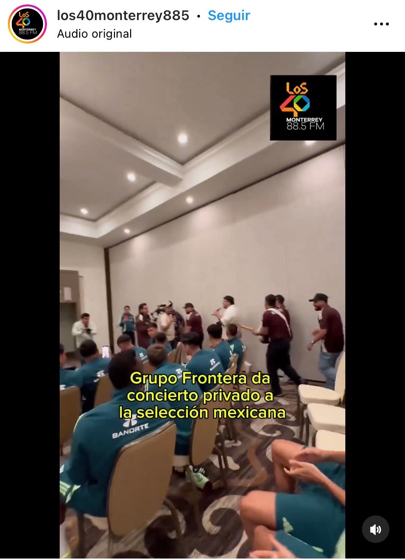 sorpresa grupo frontera seleccion mexicana