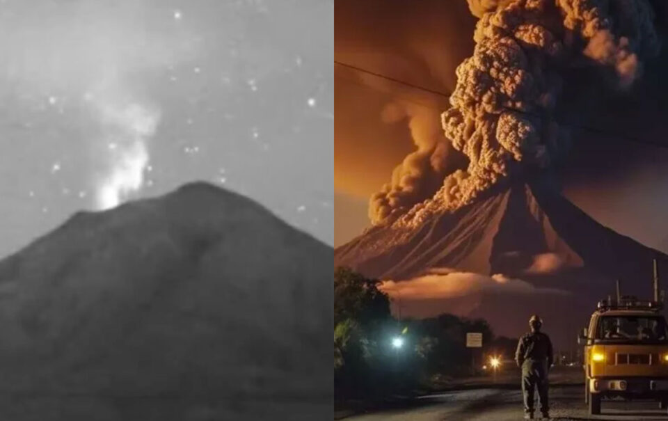 IA muestra lo devastador que sería una erupción del Popocatépetl