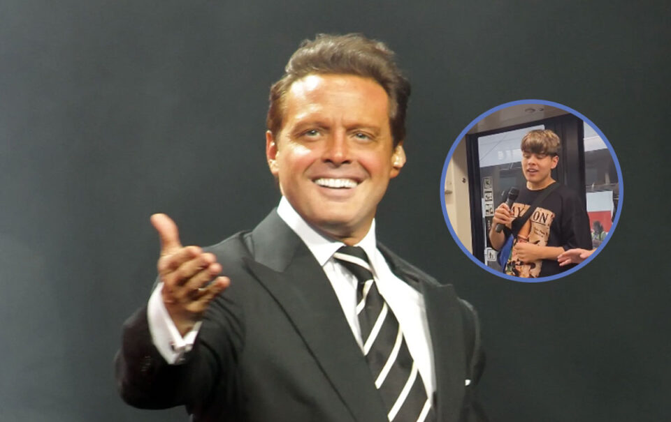 Joven que canta como Luis Miguel podría ser su hijo