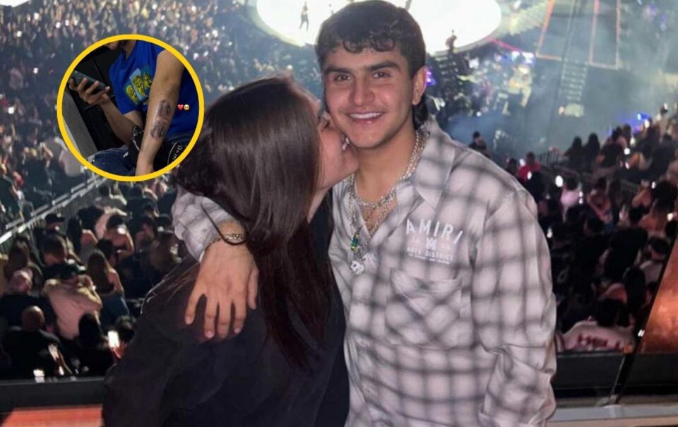 Jaziel Avilez, novio de la hija del Canelo, luce tatuaje al estilo Nodal
