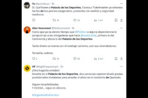 accidente en el palacio de los deportes genera indignacion