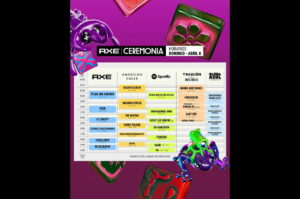 axe ceremonia horarios domingo