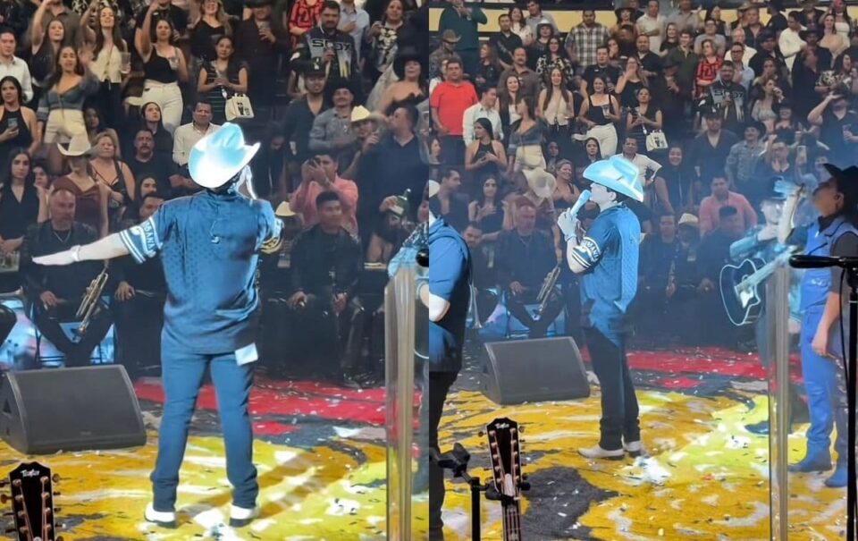 VIDEO: Eduin Caz cumple advertencia y encara a fans en Feria de San Marcos 2025