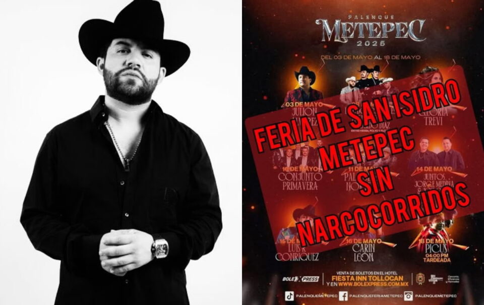 ¡No solo Luis R Conriquez! Feria de Metepec 2025 quiere cancelar concierto de estos artistas
