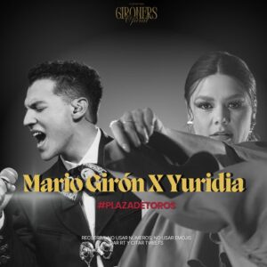 mario giron yuridia en la plaza de toros