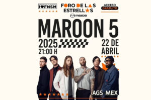 horario maroon 5 en la feria de san marcos 2025