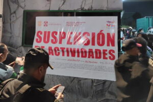 suspenden actividades parque bicentenario
