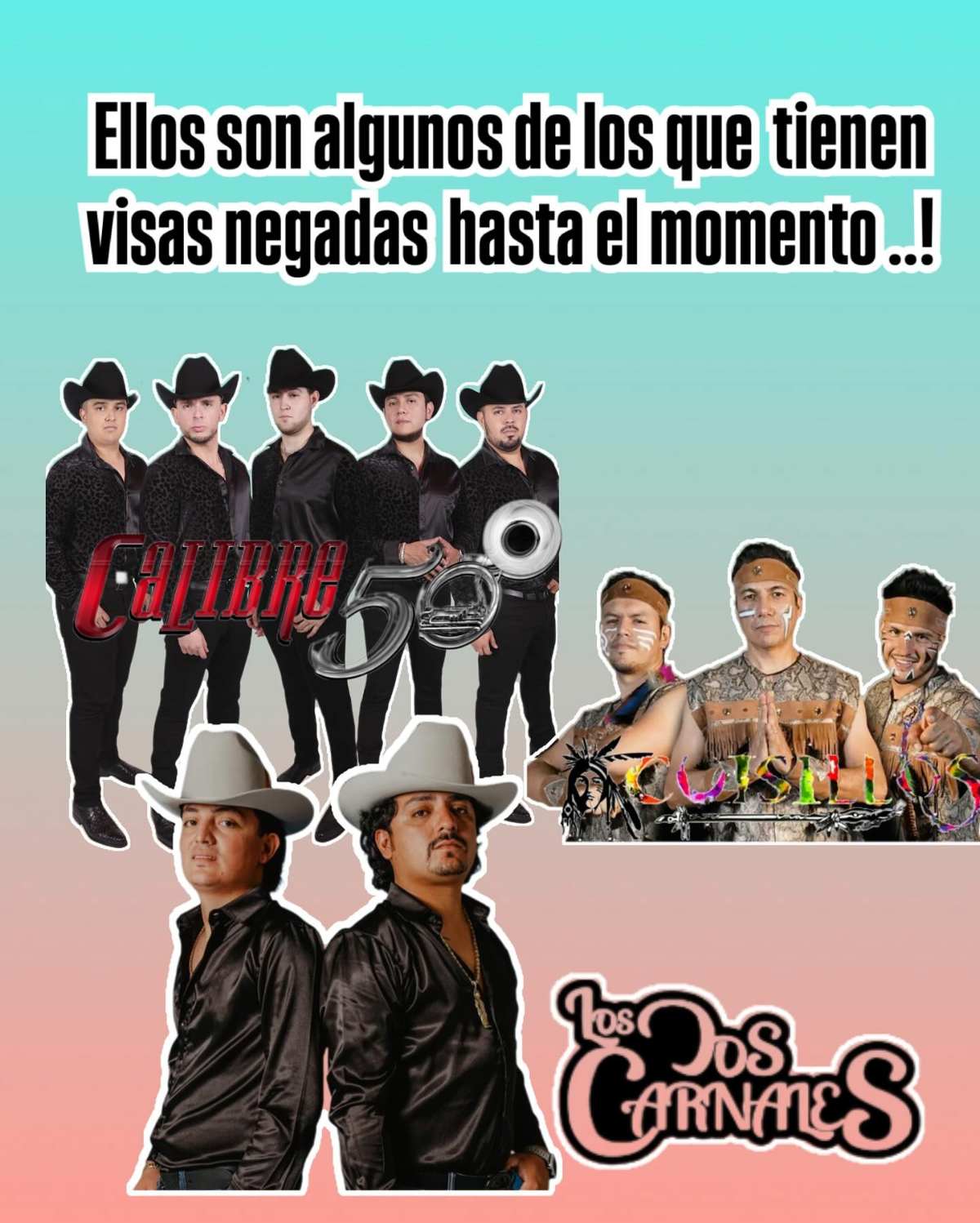artistas mexicanos sin visa estados unidos